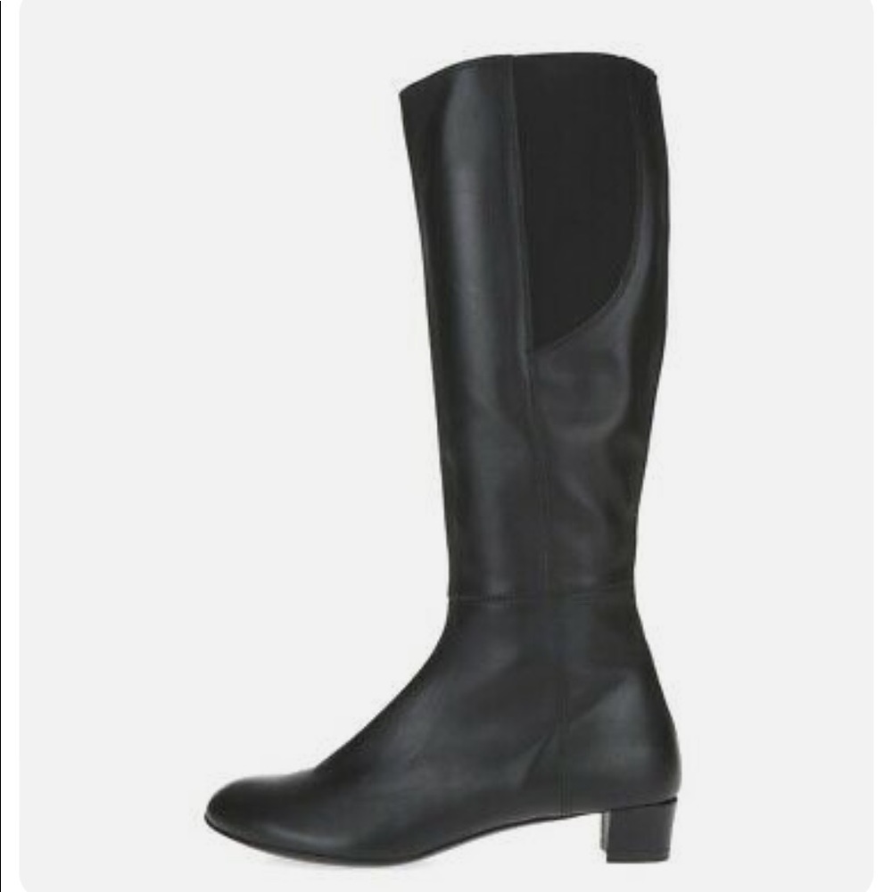 AGL Low Heel Leather Boots Sz 36.5